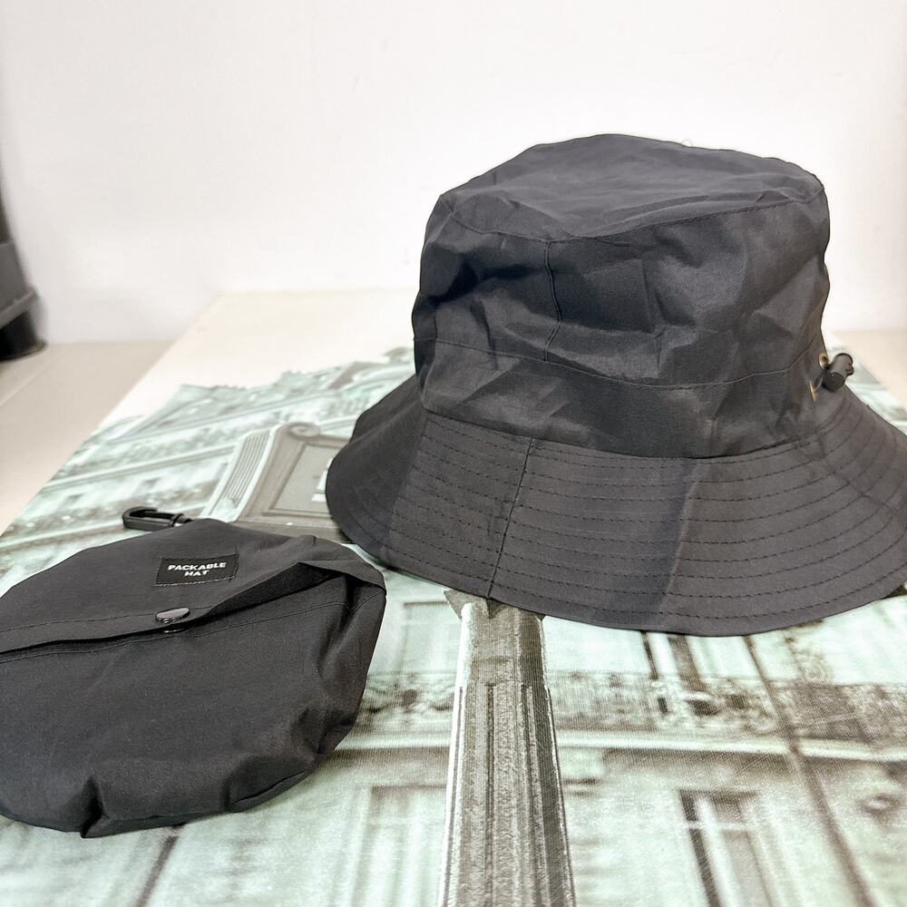 Foldable UPF50+ Sun Bucket Hat Windproof Waterproof Unisex Outdoor Fisherman Hat - Picture 5 of 8